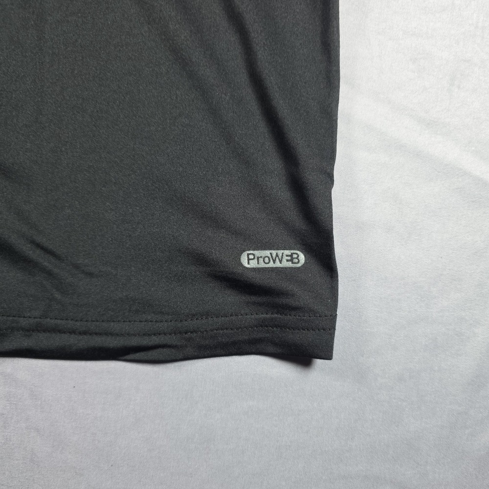 Spyder Active Shirt Mens Size XL Black Short Sleeve Performance - Picture 9 of 9